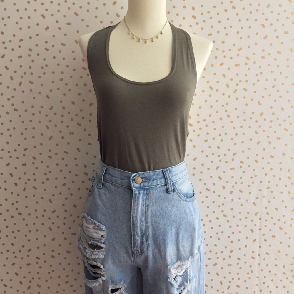 Green Halter Bodysuit